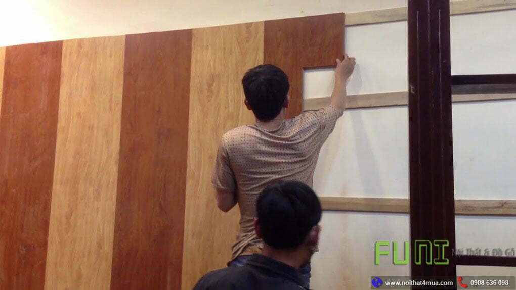 Ốp gỗ tường trang trí đẹp Ốp gỗ tường trang trí đẹp