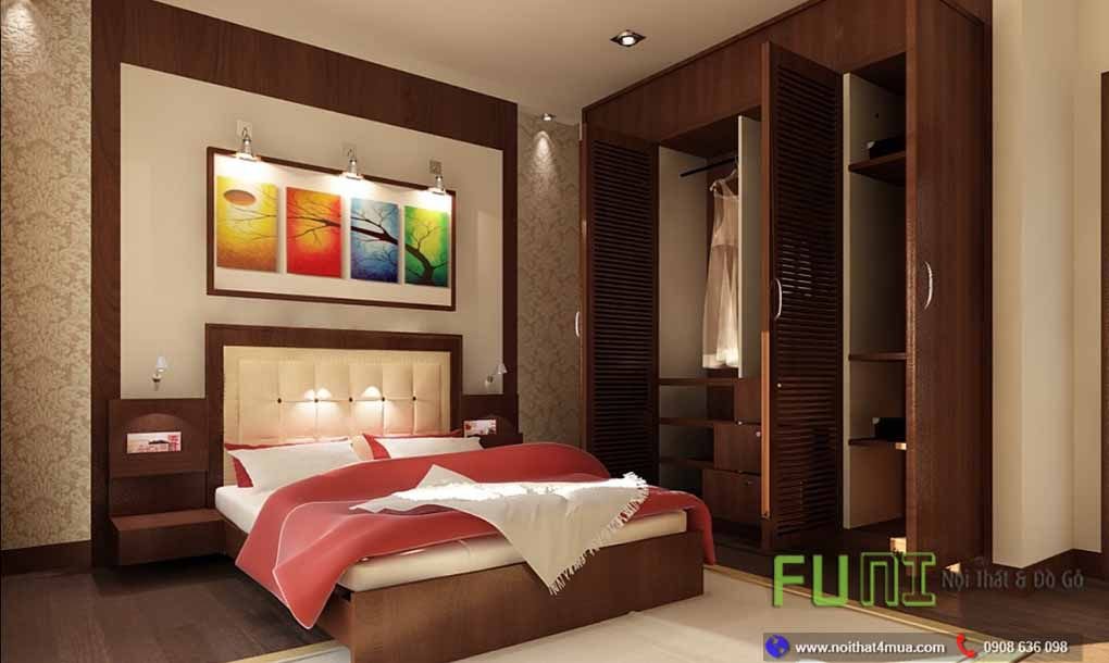 Mẫu thiết kế phòng ngủ chung cư đẹp Mẫu thiết kế phòng ngủ chung cư đẹp