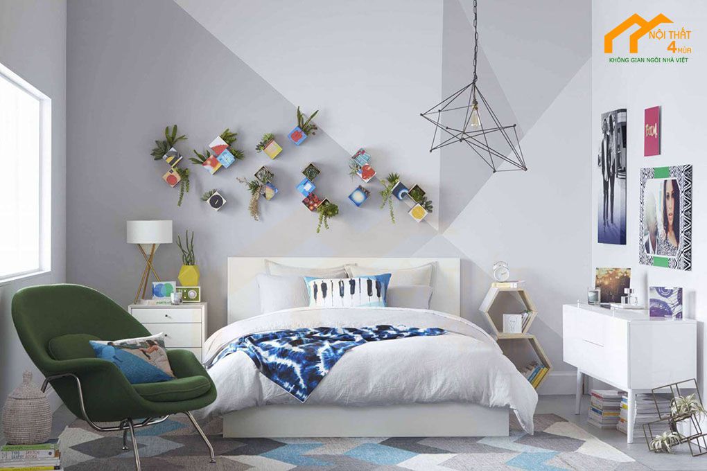15+ Cách trang trí phòng ngủ đẹp đơn giản nhất bạn nên biết 2 Trang trí phòng ngủ bằng đồ handmade