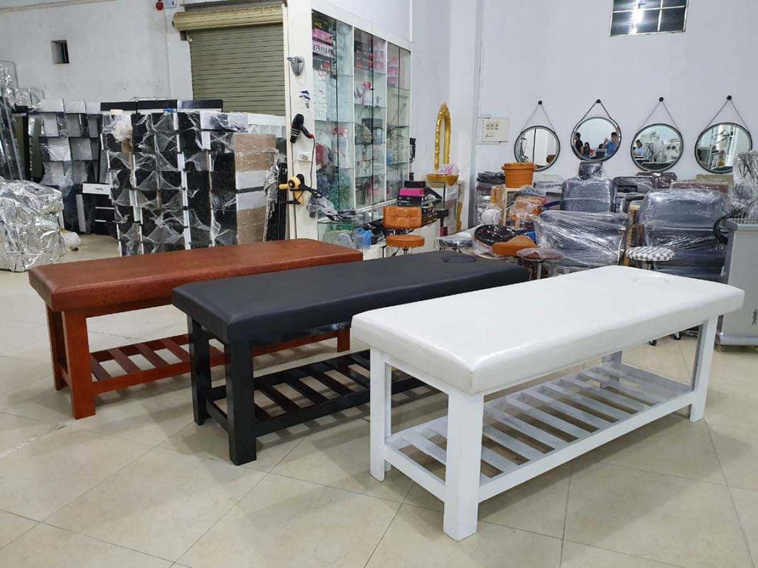 Thanh lý giường spa gỗ, sắt, inox còn mới 95% giá 500k - 1 triệu 1 Giường spa thanh lý 500k