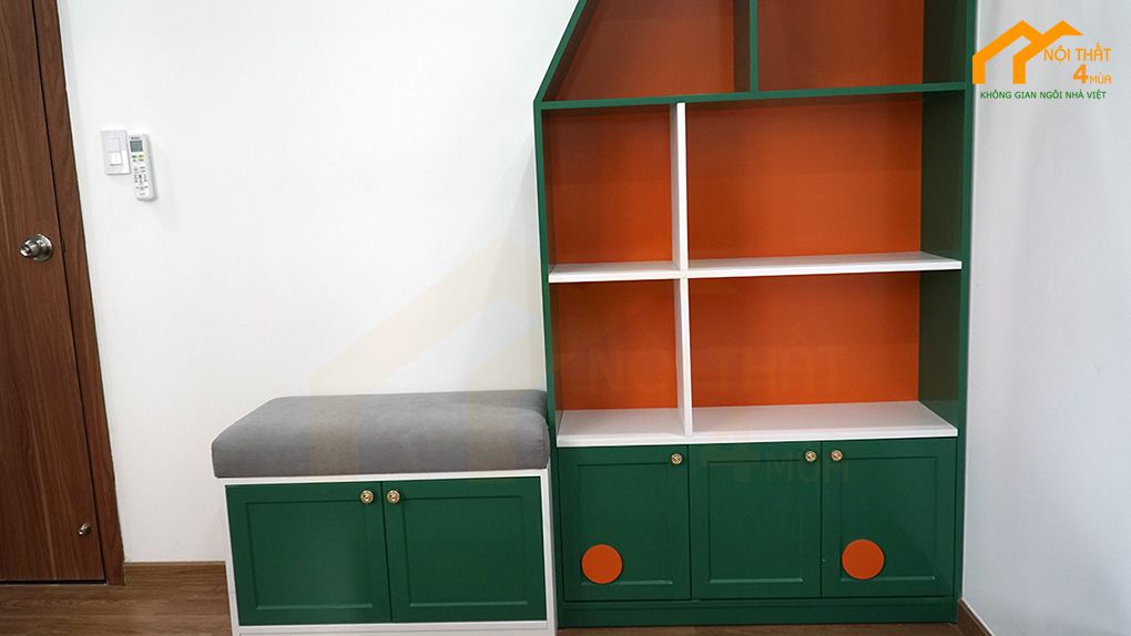 Thi công phòng ngủ bé trai căn hộ đẹp