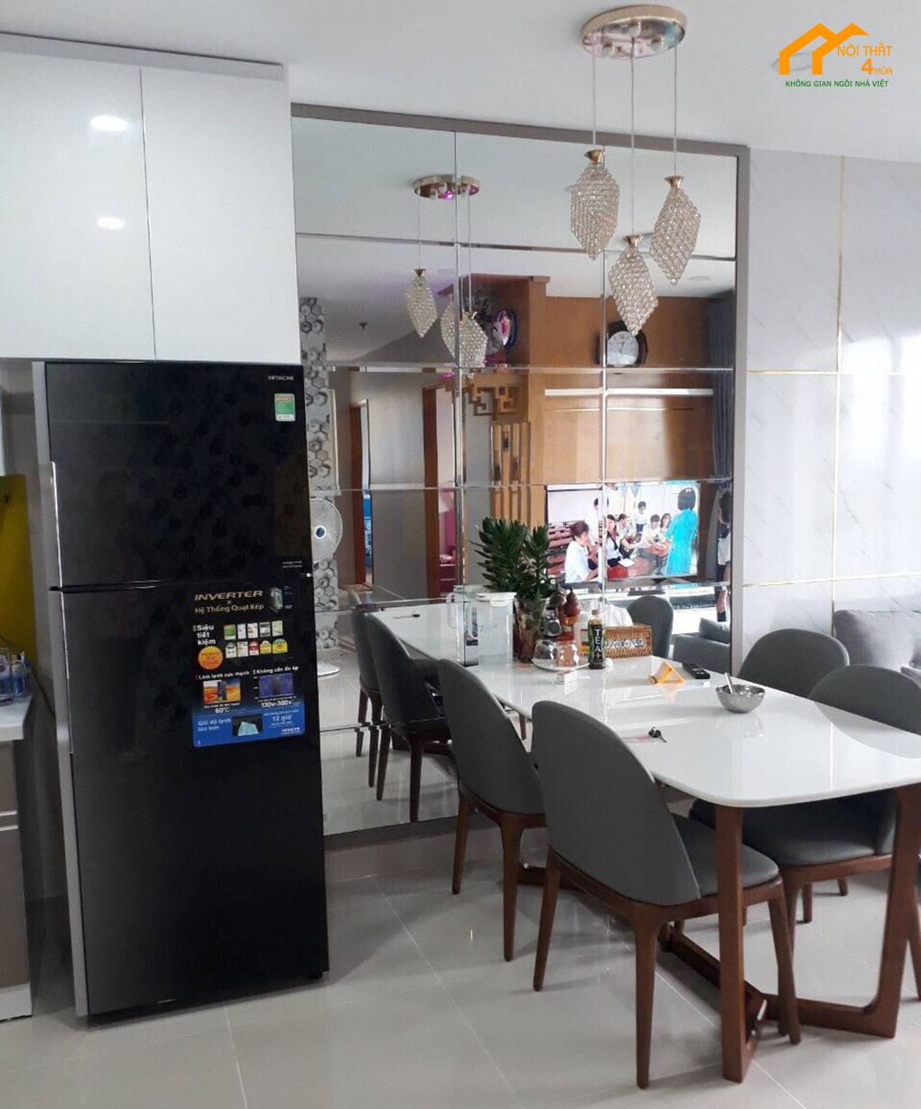 Thi công phòng bếp có tủ bếp chữ i