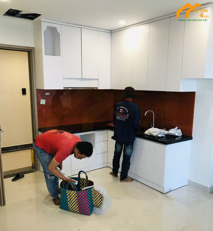 Thi công phòng bếp đẹp