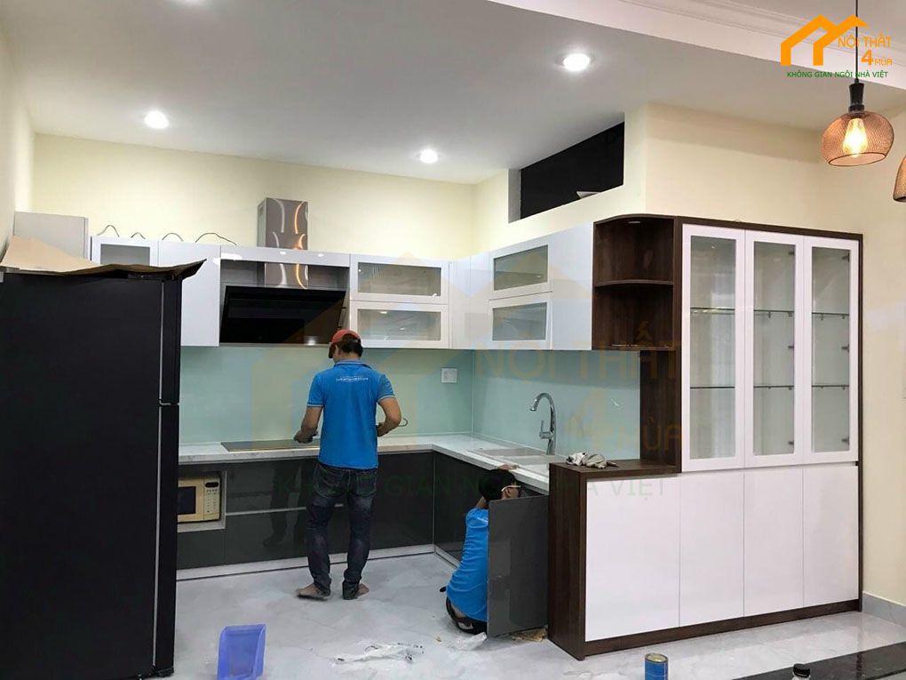 Thi công nội thất phòng bếp đẹp