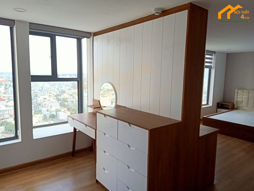 Mẫu thi công phòng ngủ có phòng thay đồ