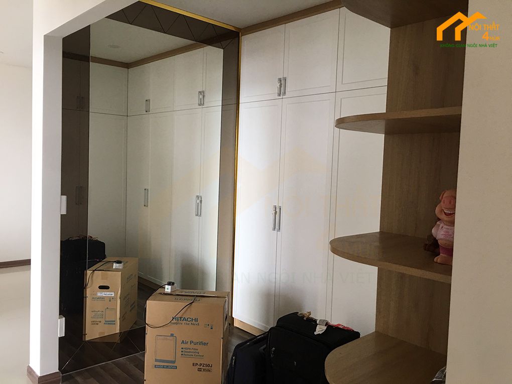 Mẫu phòng ngủ có phòng thay đồ