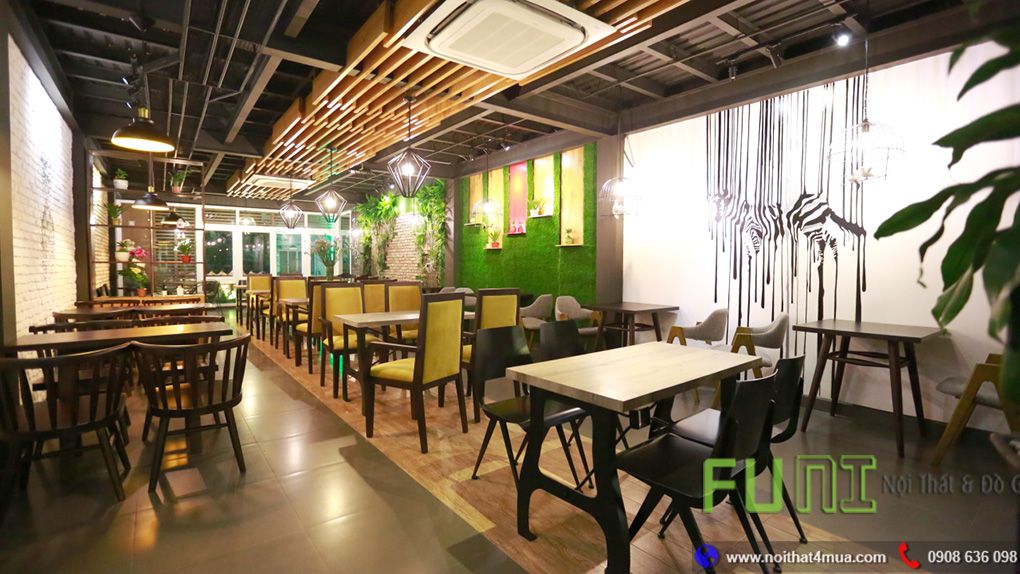 Thiết kế nhà hàng sang trọng tại tphcm
