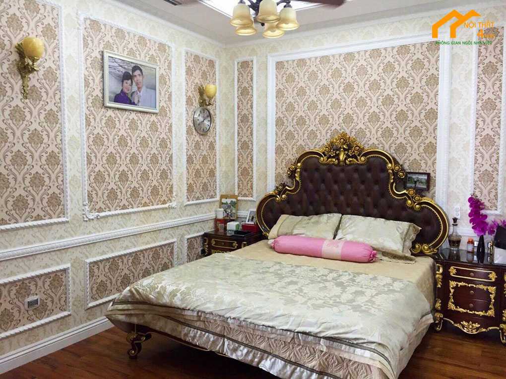 15+ Cách trang trí phòng ngủ đẹp đơn giản nhất bạn nên biết 5 Trang trí phòng ngủ bằng giấy dán tường