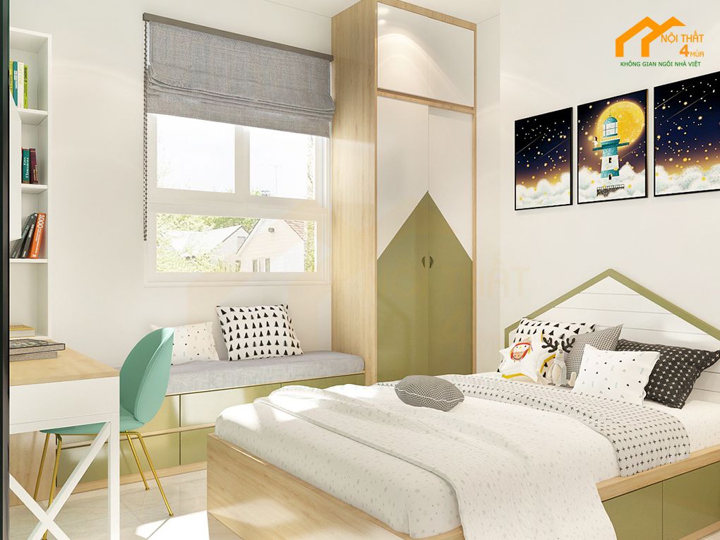 15+ Cách trang trí phòng ngủ đẹp đơn giản nhất bạn nên biết 24 Trang trí phòng ngủ bằng rèm cửa