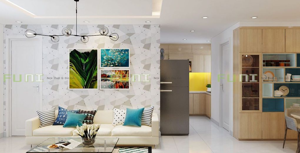 Thiết kế căn hộ 50m2 đẹp Thiết kế căn hộ 50m2 đẹp