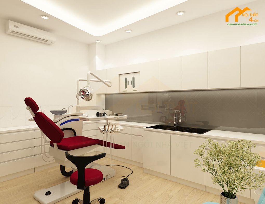 Thiết kế nội thất văn phòng nha khoa chuyên nghiệp và hiện đại
