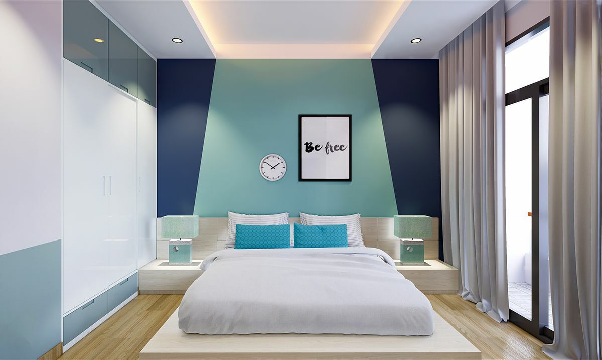 Sơn nhà đẹp hợp phong thủy chủ nhà