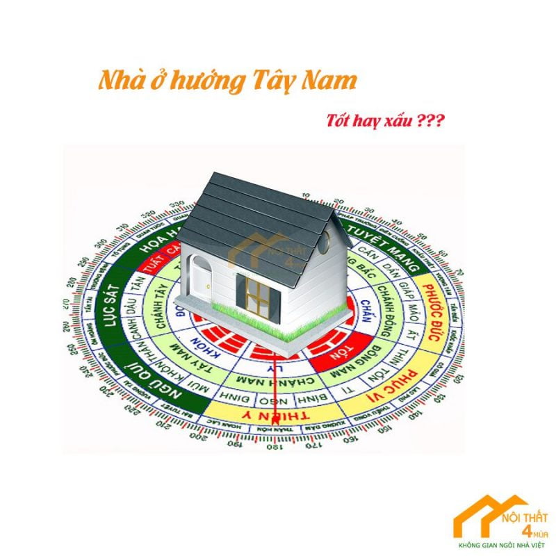 Nhà ở hướng Tây Nam tốt hay xấu? Có nóng không? 1 Nhà ở hướng Tây Nam tốt hay xấu