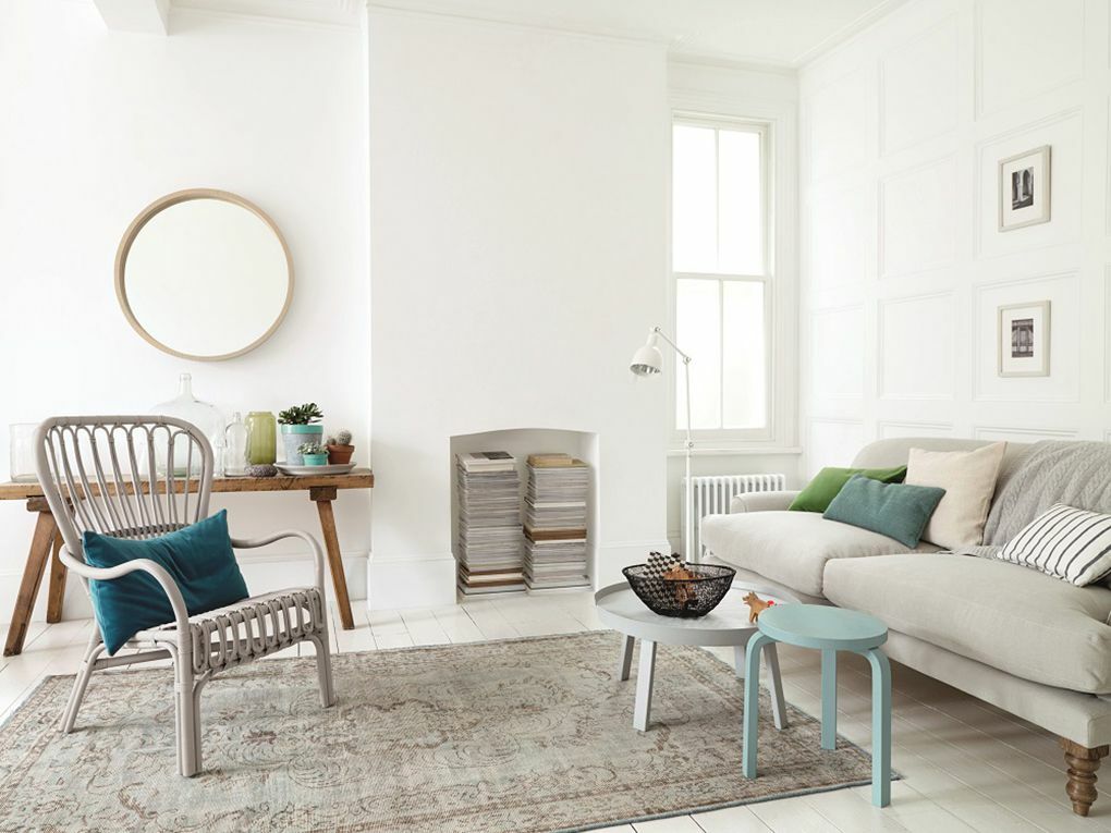 Sơn nhà phố màu trắng kem đẹp