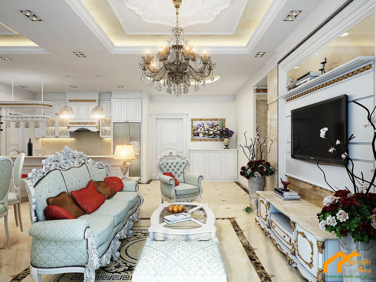 Mẫu phòng khách nhà biệt thự đẹp 02 Mẫu phòng khách nhà biệt thự đẹp 02