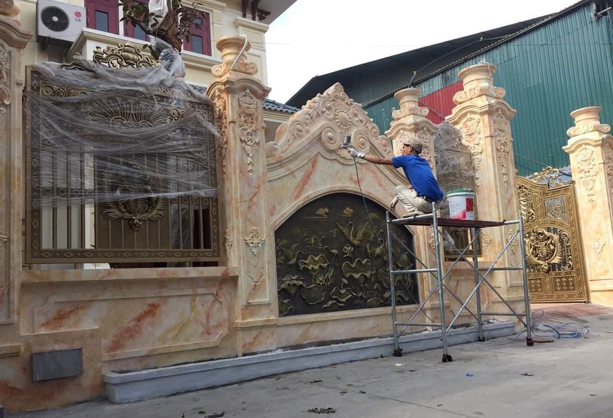 Thi công sơn giả đá chuyên nghiệp