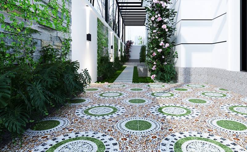 86+ Mẫu gạch lát nền nhà đẹp sang trọng kèm Bảng Giá 2025 23 Mẫu gạch lát nền ngoài trời