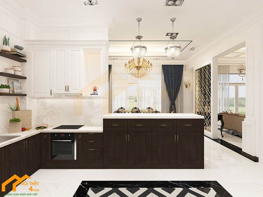 86+ Mẫu gạch lát nền nhà đẹp sang trọng kèm Bảng Giá 2025 16 Mẫu gạch lát nền phòng bếp đẹp