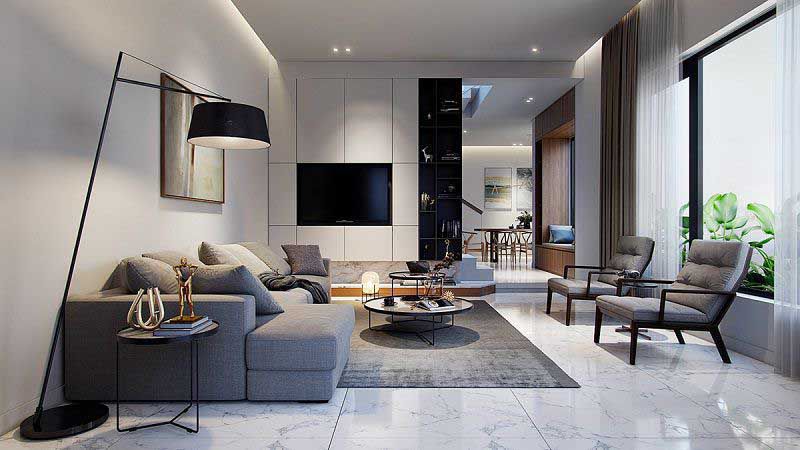 86+ Mẫu gạch lát nền nhà đẹp sang trọng kèm Bảng Giá 2025 5 Mẫu gạch lát nền phòng khách