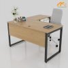 Bàn làm việc góc chữ L MDF chân sắt 140x150cm