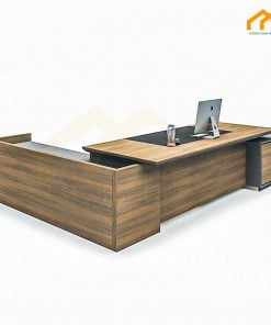 Bàn giám đốc chữ L gỗ công nghiệp 200x140cm