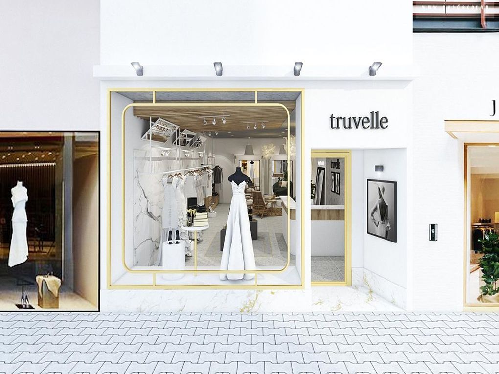 Mẫu showroom áo cưới đẹp Mẫu showroom áo cưới đẹp