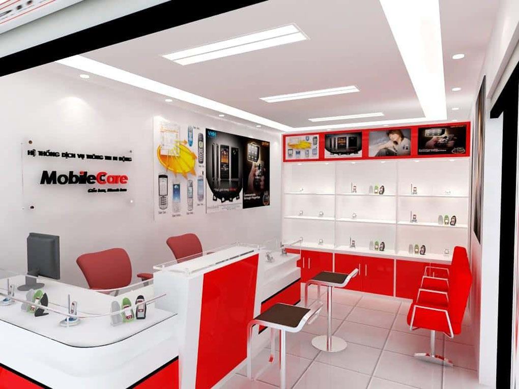 Mẫu showroom cửa hàng điện thoại đẹp Mẫu showroom cửa hàng điện thoại đẹp