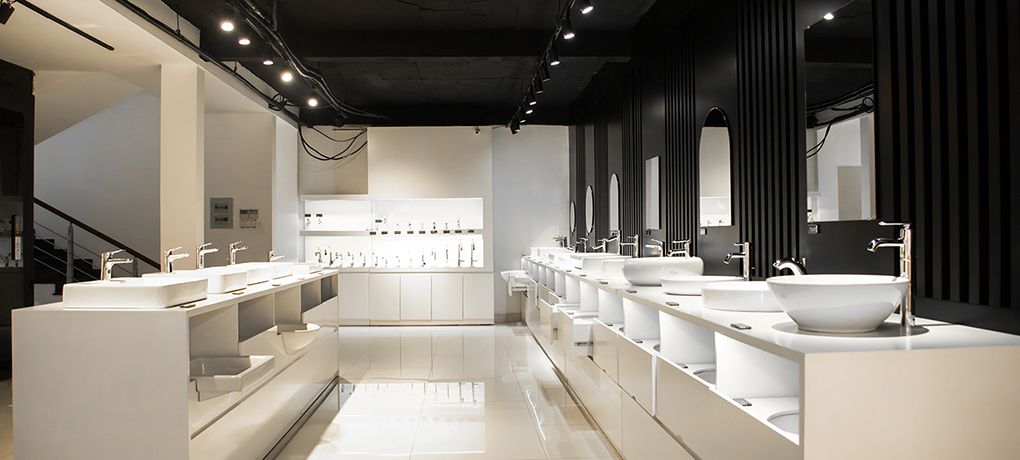 Mẫu showroom thiết bị nhà vệ sinh cao cấp Mẫu showroom thiết bị nhà vệ sinh cao cấp