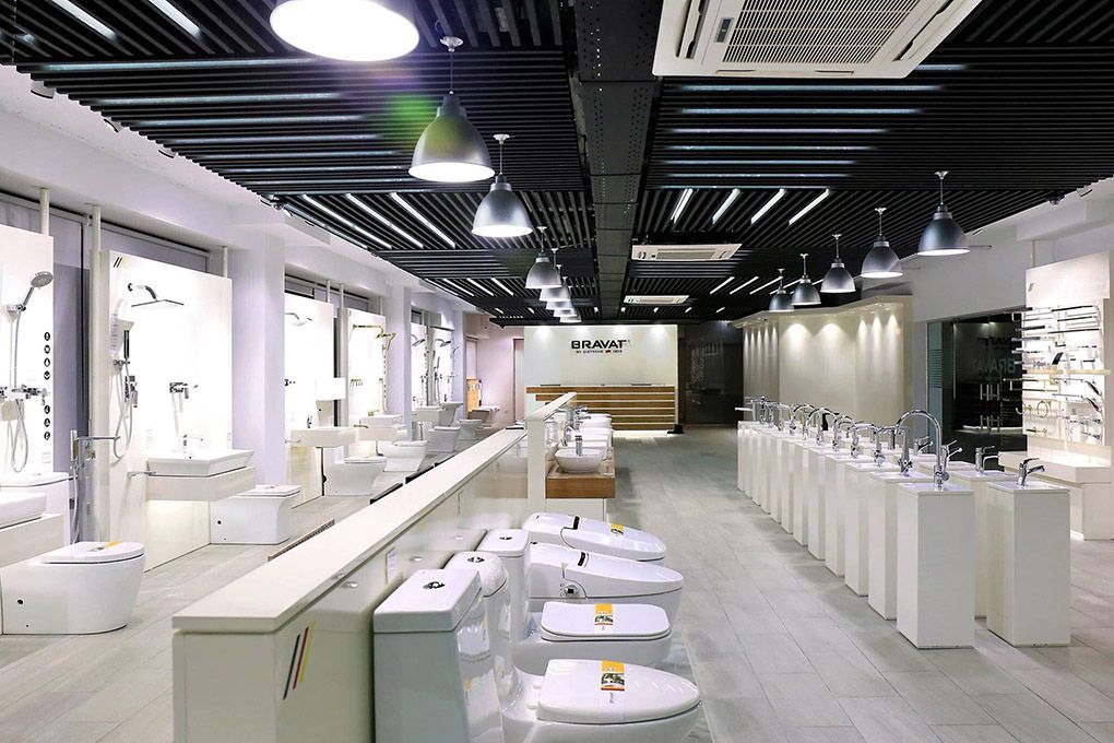 Mẫu showroom thiết bị vệ sinh đẹp Mẫu showroom thiết bị vệ sinh đẹp