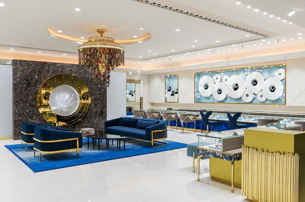 Mẫu showroom cửa hàng trang sức đẹp Mẫu showroom cửa hàng trang sức đẹp