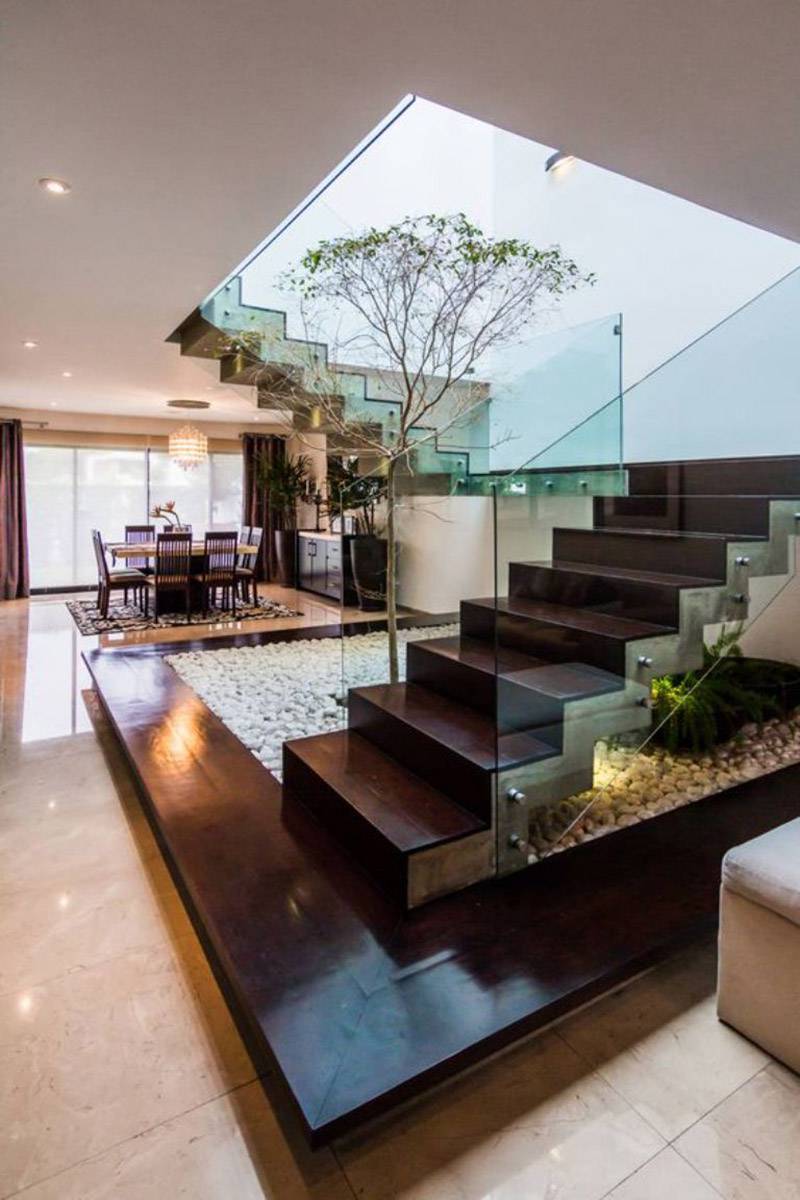 10+ Mẫu Giếng trời đẹp cho nhà ống hợp phong thủy gia chủ 3 Mẫu giếng trời nhà ống đẹp