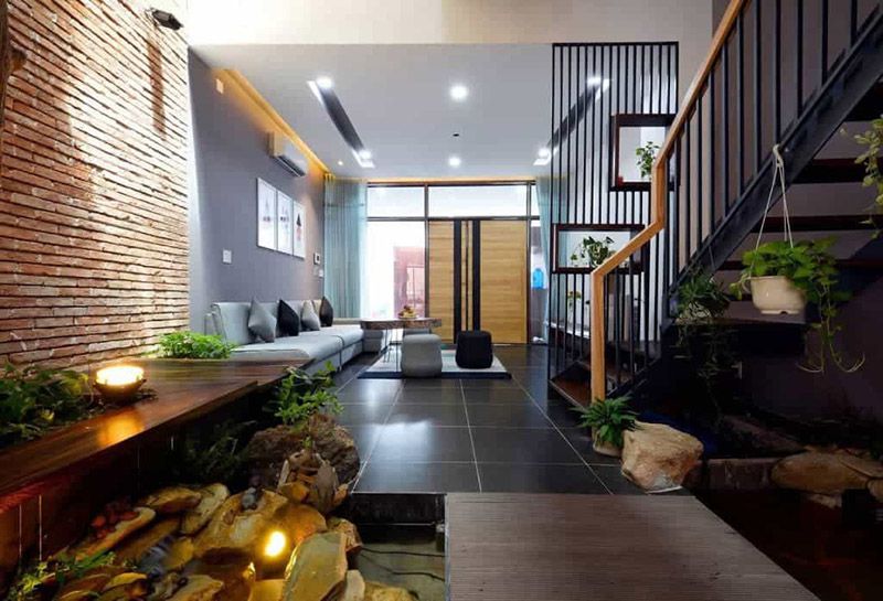 10+ Mẫu Giếng trời đẹp cho nhà ống hợp phong thủy gia chủ 4 Mẫu giếng trời nhà ống đẹp