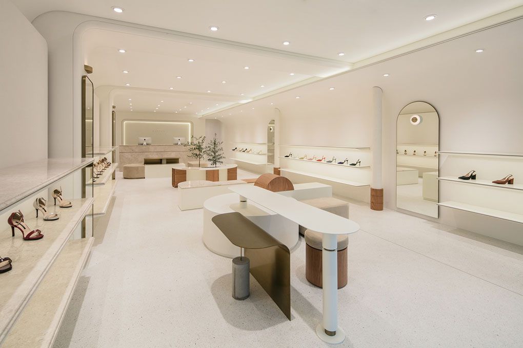 Mẫu showroom shop dày dép đẹp Mẫu showroom shop dày dép đẹp