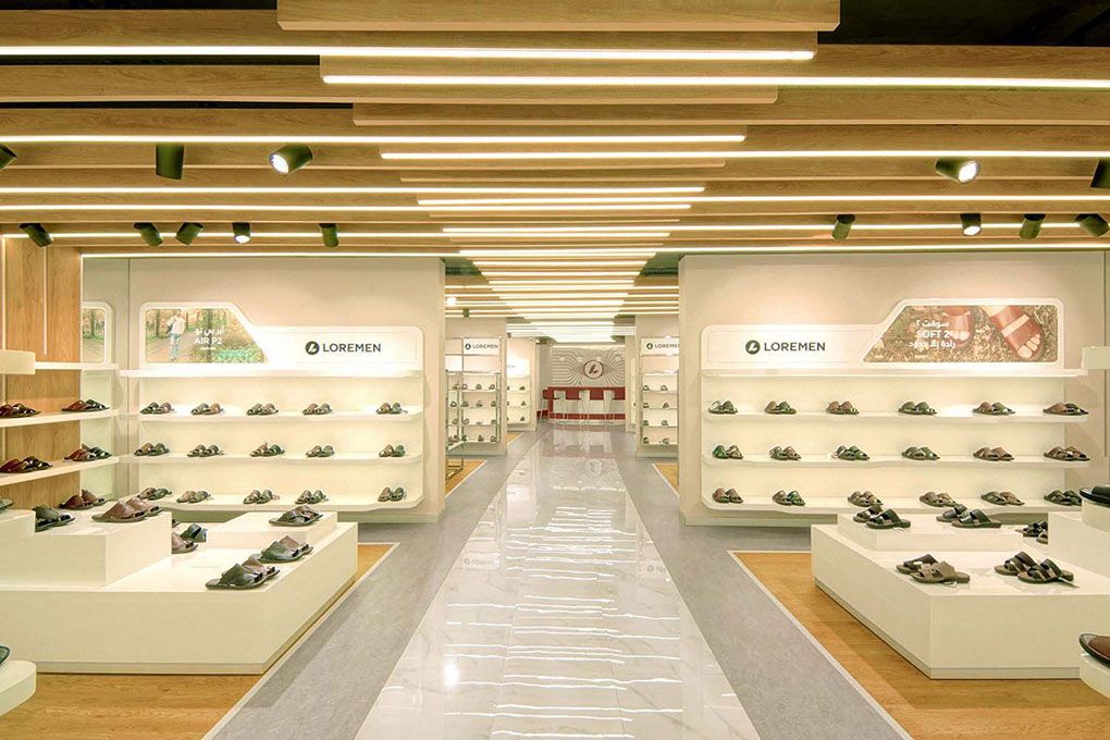 Mẫu showroom shop dày dép đẹp Mẫu showroom shop dày dép đẹp