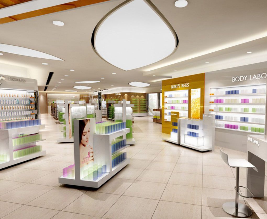 Mẫu showroom shop mỹ phẫm đẹp Mẫu showroom shop mỹ phẫm đẹp