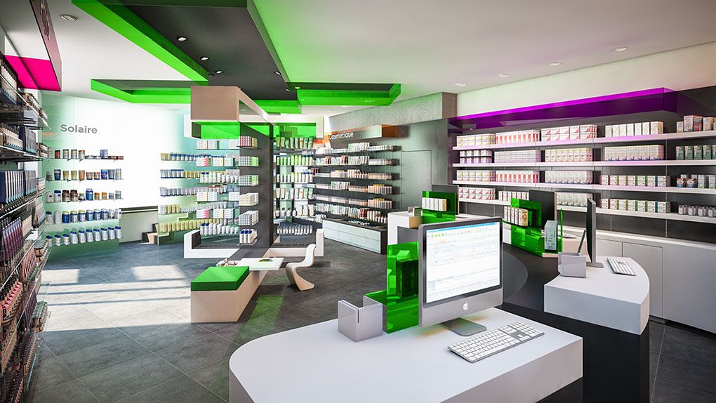 Mẫu showroom shop mỹ phẫm đẹp Mẫu showroom shop mỹ phẫm đẹp