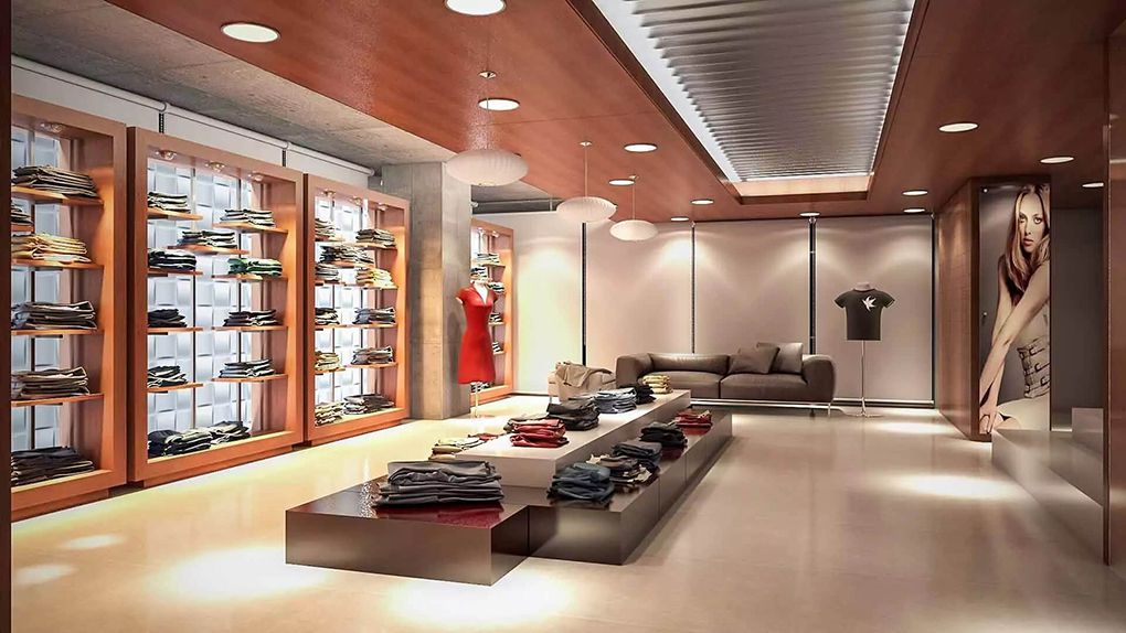 Mẫu showroom cửa hàng thời trang đẹp Mẫu showroom cửa hàng thời trang đẹp