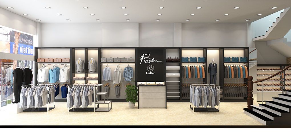 Mẫu showroom cửa hàng thời trang đẹp Mẫu showroom cửa hàng thời trang đẹp