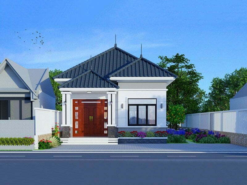 Mẫu nhà cấp 4 đẹp Mẫu nhà cấp 4 đẹp