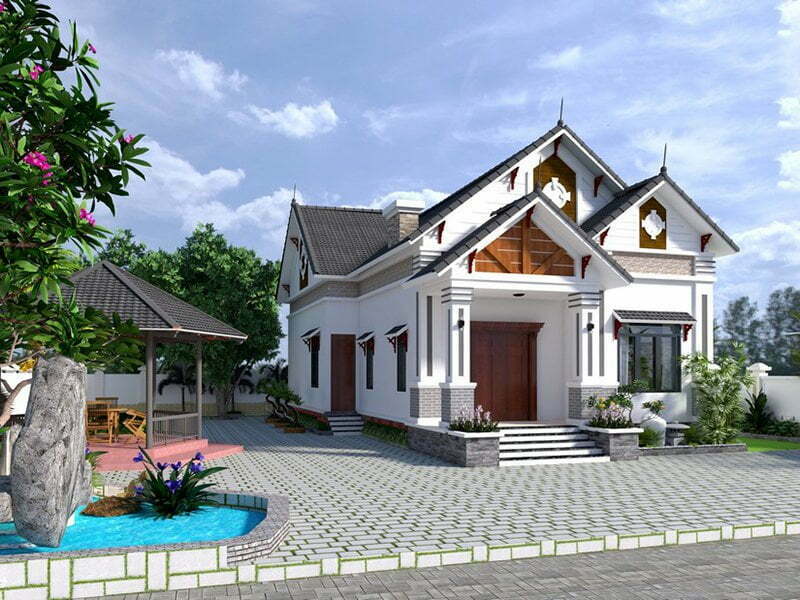 Mẫu nhà cấp 4 đẹp Mẫu nhà cấp 4 đẹp