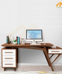 Bàn nhân viên gỗ tự nhiên