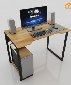 bàn máy tính gỗ cao su