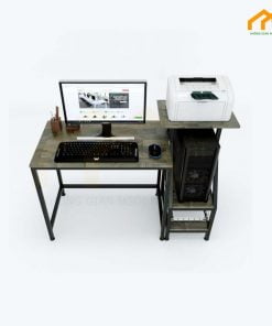 bàn máy tính kết hợp CPU và máy in