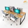 Cụm bàn nhân viên 4 chỗ ngồi - CBNV4N 1 cụm bàn nhân viên 4 chỗ ngồi