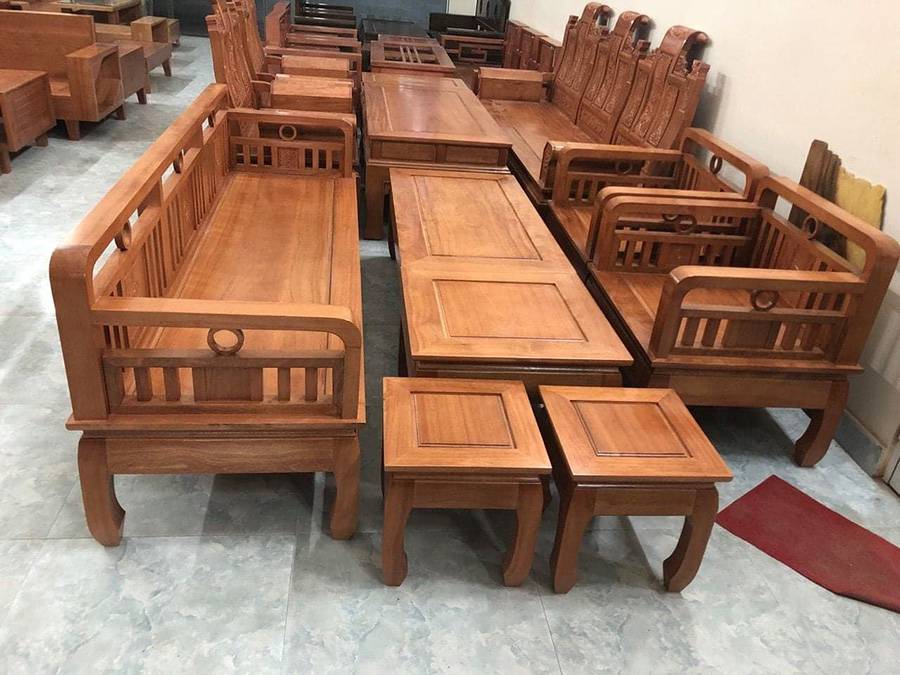 Gỗ xoan đào là gì? Ứng dụng gỗ Xoan Đào trong nội thất Gia Đình 4 Bàn ghế gỗ xoan đào