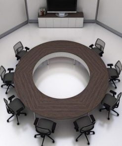 Bàn họp tròn văn phòng hiện đại