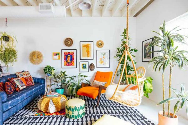 Phong cách Bohemian trong thiết kế nội thất
