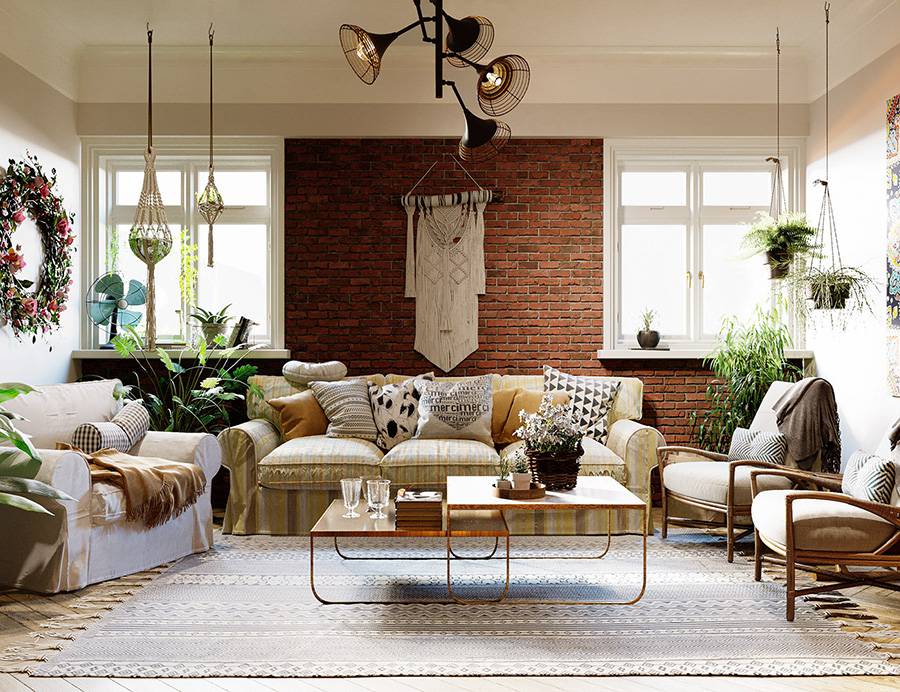 Phong cách Bohemian là gì? Những ứng dụng trong thiết kế nội thất 11 Mẫu nội thất ứng dụng phong cách Bohemian