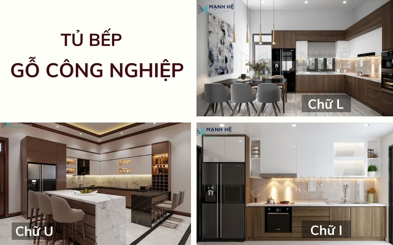 Kinh nghiệm làm tủ bếp gỗ công nghiệp đẹp – chất lượng 1 Tủ bếp gỗ công nghiệp