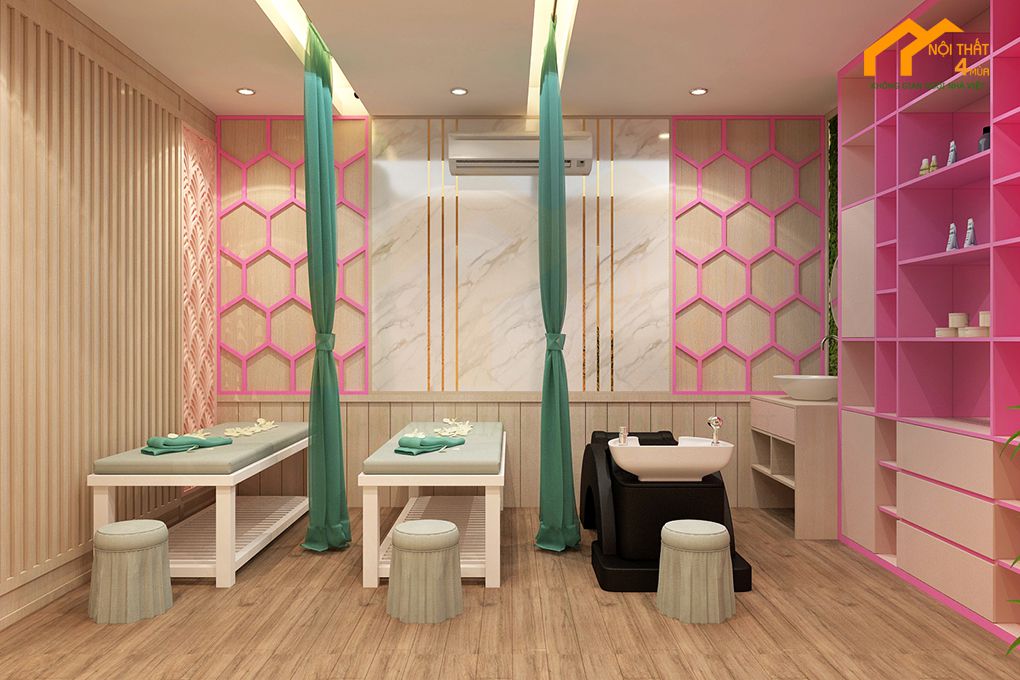 Giường massage tại spa bee Giường massage tại spa bee